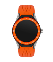 Horlogeband Tag Heuer SBF8A8016 Rubber Oranje 22mm