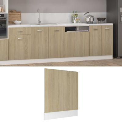 VidaXL Vaatwasserpaneel lyon 59,5x3x67 cm sonoma eikenkleurig