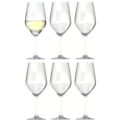 Vicrila wijnglazen Verdot - 6x stuks - voor rode en witte wijn - 420 ml