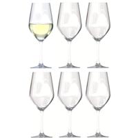 Vicrila wijnglazen Verdot - 6x stuks - voor rode en witte wijn - 420 ml