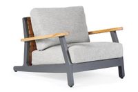 SUNS | Loungestoel Siena | MRG | Soft Grey Mixed Weave