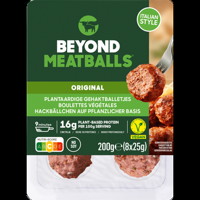 Beyond Meatballs Original Plantaardige Gehaktballetjes 8 x 25 g bij Jumbo Beyond Meatballs Original Plantaardige Gehaktballetjes 8 x 25 g bij Jumbo
