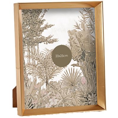 Kunststof fotolijst - goud - geschikt voor een foto van 20 x 25 cm