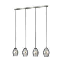 EGLO Estanys Hanglamp - E27 - 113 cm - Grijs|Zwart