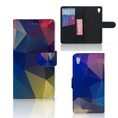 Sony Xperia Z3 | Book Case | Polygon Dark