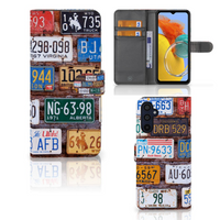 Samsung Galaxy M14 Telefoonhoesje met foto Kentekenplaten - thumbnail