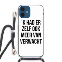 Meer verwacht: iPhone 12 Transparant Hoesje met koord