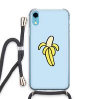 Banana: iPhone XR Transparant Hoesje met koord