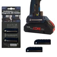 Stealthmounts Bithouder voor Bosch 18v | Blauw | 2 Stuks - BH-BO-BLU-2