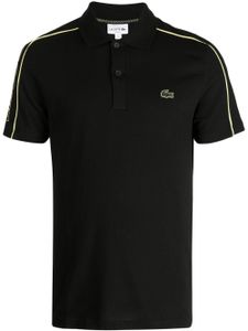 Lacoste polo en coton Movement à logo imprimé - Noir