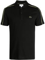 Lacoste polo en coton Movement à logo imprimé - Noir