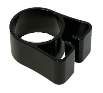 Kgs Gazelle a-head balhoofd spacer 20mm 1 1/8 met kabelhouder zwart
