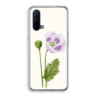 Purple poppy: OnePlus Nord CE 5G Transparant Hoesje