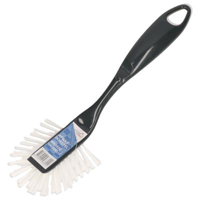 Basic afwasborstel - antraciet - kunststof - 26 cm - afwassen - keukenborstel