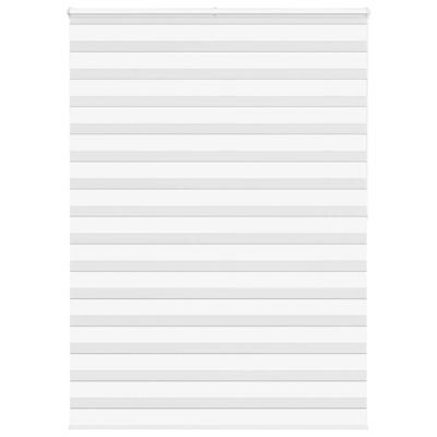 VidaXL Zebra rolgordijn 155x200 cm stofbreedte 150,9cm polyester wit