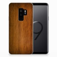 Samsung Galaxy S9 Plus | Bumper Hoesje | Donker Hout