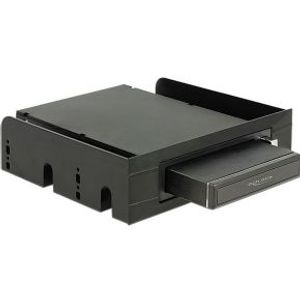Delock 47213 3,5 / 5,25 mobiel rack voor 2,5 SATA harde schijven en SSD's