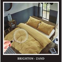 Hotel Home Collection - Dekbedovertrek - Brighton - 240x200/220 +2*60x70 cm - Zand - thumbnail