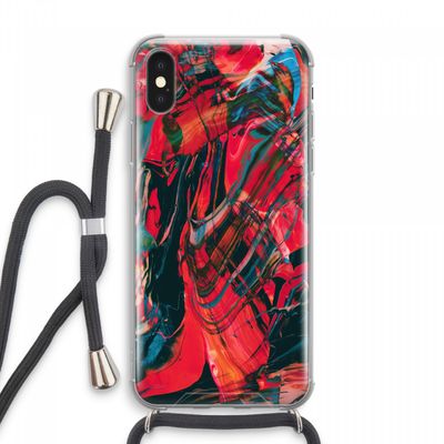 Endless Descent: iPhone XS Max Transparant Hoesje met koord