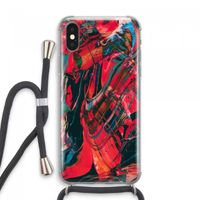 Endless Descent: iPhone XS Max Transparant Hoesje met koord