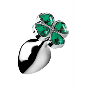 XR Brands Lucky Clover Gem - Butt Plug - Medium