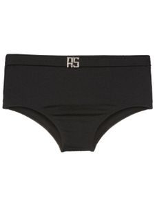 Amir Slama short de bain à design nervuré - Noir