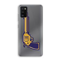 Pew Pew Pew: Samsung Galaxy A41 Transparant Hoesje