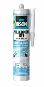 Bison Siliconenkit Acrylbaden Transparant Crt 300Ml*12 Nlfr - 1491371 - 1491371