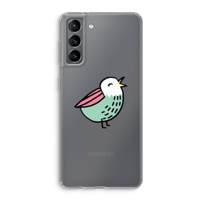 Birdy: Samsung Galaxy S21 Transparant Hoesje