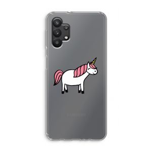Eenhoorn: Samsung Galaxy A32 5G Transparant Hoesje