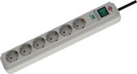 Brennenstuhl Stekkerdoos | 6 Gats | 34 cm | 1,5 m | Licht grijs | 1159750015 - 1159750015