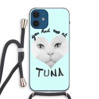 You had me at tuna: iPhone 12 Transparant Hoesje met koord