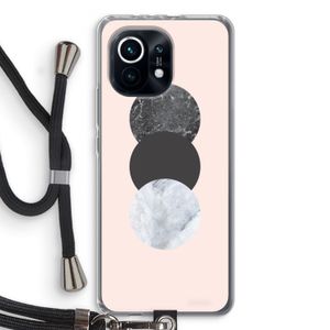 Marmeren cirkels: Xiaomi Mi 11 Transparant Hoesje met koord