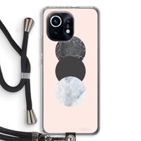 Marmeren cirkels: Xiaomi Mi 11 Transparant Hoesje met koord