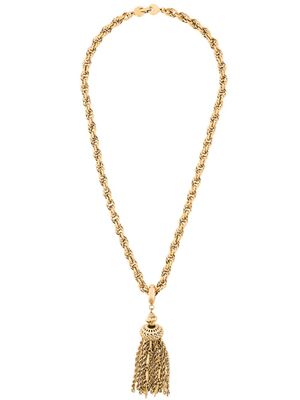 Monet Pre-Owned collier à pendentif pompon (années 1970) - Métallisé