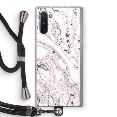 Mengelmoes: Samsung Galaxy Note 10 Transparant Hoesje met koord