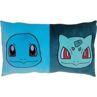 Dubbelzijdig kussen - Vierkant - POKEMON - Pikachu en Starter - Microvezel - 60 x 40 cm