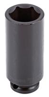 Dop 3/8", 6-kant lang *kracht* 19mm 3256319