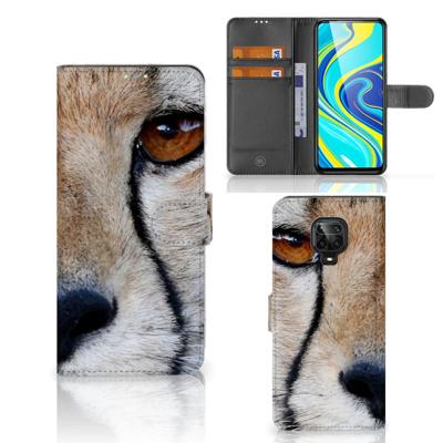 Xiaomi Redmi Note 9 Pro | Note 9S | Telefoonhoesje | Met pasjeshouder | Cheetah