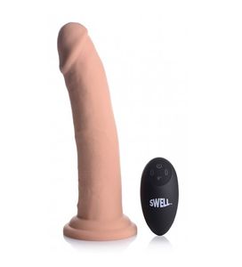 Swell 7X Inflatable & Vibrating 8.5" Silicone Dildo