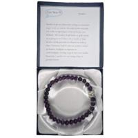 Halfedelstenen Armband in Geschenkdoos Amethist