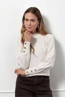 Studio Anneloes Luna Col Pullover 13301 Trui 1700 Ecru