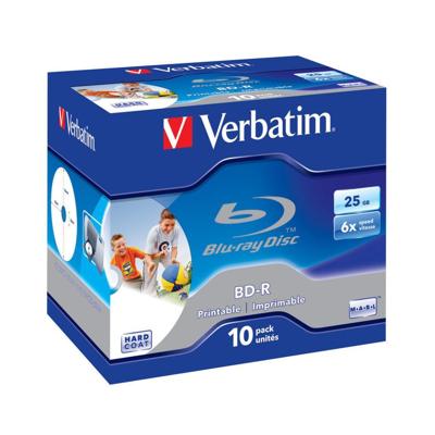 Verbatim BD-R Printable 10st Jewelcase