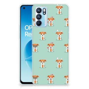 OPPO Reno 6 5G TPU Hoesje Pups