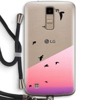 Fly away: LG K10 (2016) Transparant Hoesje met koord