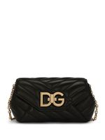 Dolce & Gabbana petit sac à bandoulière Lop à design matelassé - Noir - thumbnail