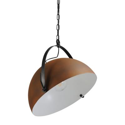Masterlight Landelijke hanglampLarino 50 roestbruin met wit - 2197-25-06-B-K