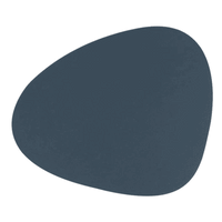 LIND DNA - Dinner Mat Curve - Placemat 37x44cm Nupo Dark Blue