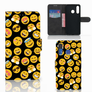 Huawei P30 Lite (2020) Telefoon Hoesje Emoji