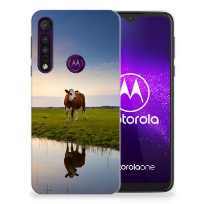 Motorola One Macro | TPU Hoesje | Koe